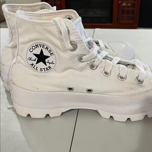 Converse Off-White High-Top Sneakers